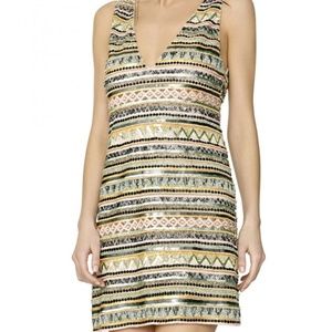 Alice + Olivia Venetia Beaded Party Dress V